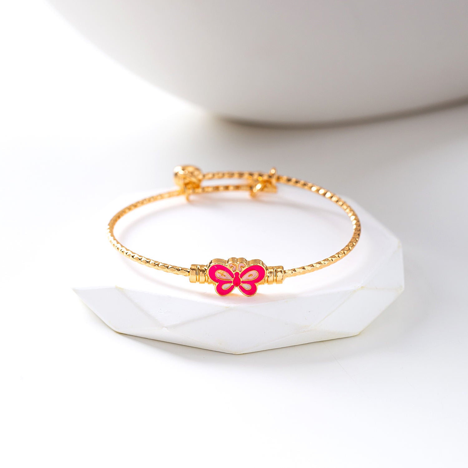 Butterfly Jewellery Set- Pink - Twisty Locks  - Kids and Women Hair Accessories, Fashion Clothing and Jewellery India
