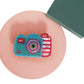 Camera Embroidered Hair Clip - Twisty Locks  - Kids and Women Hair Accessories, Fashion Clothing and Jewellery India
