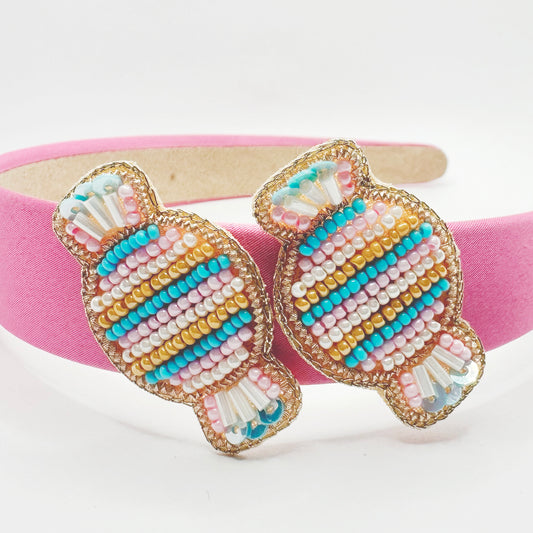 Candy Multicolor Hairband - Twisty Locks  - Kids Hair Accessories India