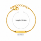 Rakhi Customised 18K Gold Plated Children's Bracelet | Custom Engraving