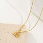 Heart Envelope 18K Gold-Plated Necklace