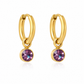 Purple Lights Colour Changing Charm Hoops – AI product render by Twisty Locks