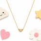Sparkling Heart 18K gold necklace for kids – romantic heart gift by Twisty Locks