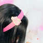 Chidiya Rani Pink Hairband - Twisty Locks  - Kids and Women Hair Accessories, Fashion Clothing and Jewellery India