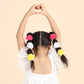 Chiffon Floral Hair Clips-Pack of 6 - Twisty Locks  - Kids and Women Hair Accessories, Fashion Clothing and Jewellery India
