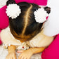 Chiffon Floral Hair Clips - Twisty Locks  - Kids and Women Hair Accessories, Fashion Clothing and Jewellery India