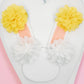 Chiffon Floral Hair Clips - Twisty Locks  - Kids and Women Hair Accessories, Fashion Clothing and Jewellery India