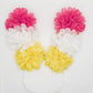 Chiffon Floral Hair Clips - Twisty Locks  - Kids and Women Hair Accessories, Fashion Clothing and Jewellery India