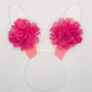 Chiffon Floral Hair Clips - Twisty Locks  - Kids and Women Hair Accessories, Fashion Clothing and Jewellery India