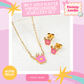 Crown 18K Gold Plated Children's Jewellery Set - Twisty Locks  - Kids and Women Hair Accessories, Fashion Clothing and Jewellery India