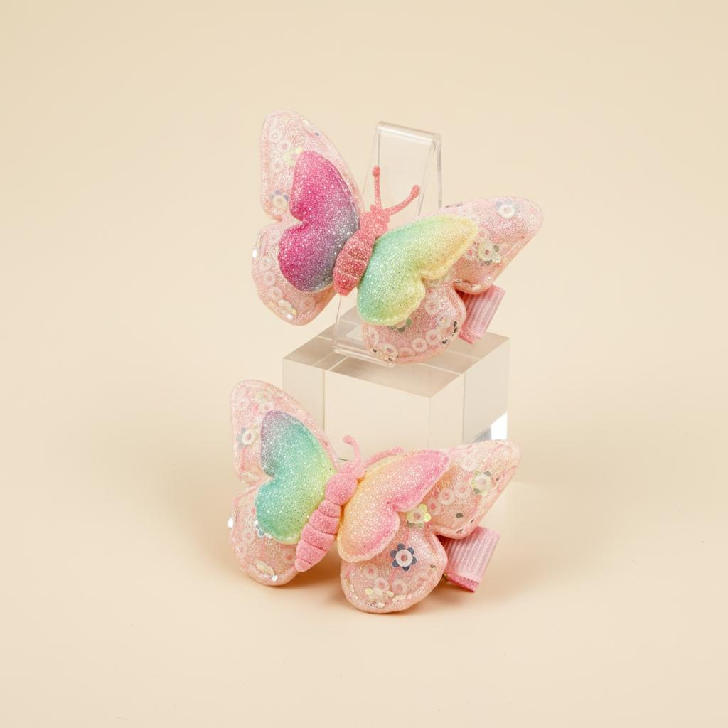 Cute Butterfly Hair Clips - Twisty Locks  - Kids and Women Hair Accessories, Fashion Clothing and Jewellery India