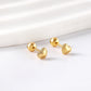 Cute Hearts 18K Gold Plated Children's Earrings - Twisty Locks  - Kids and Women Hair Accessories, Fashion Clothing and Jewellery India