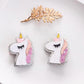 Cute Unicorns Clips - Set of 2 - Twisty Locks  - Kids and Women Hair Accessories, Fashion Clothing and Jewellery India