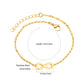 Gold Infinity 18K Gold Plated Children's Bracelet