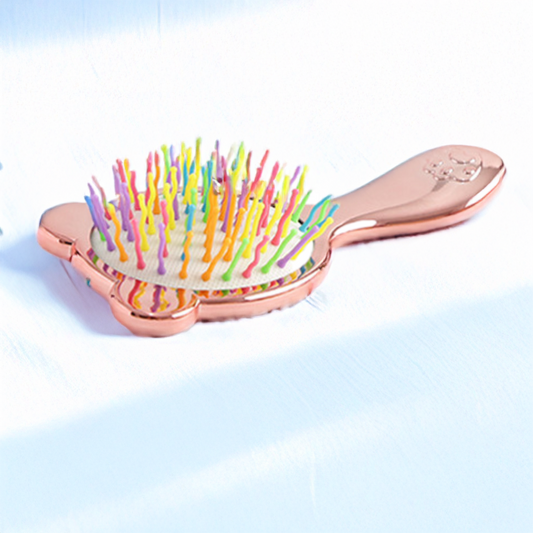 Detangling Hair Brush - Bronze - Twisty Locks  - Kids and Women Hair Accessories, Fashion Clothing and Jewellery India