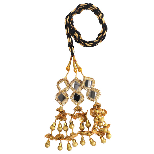 Diamond Mirror Parandi Braid - Twisty Locks  - Kids and Women Hair Accessories, Fashion Clothing and Jewellery India