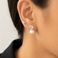 Pearl & CZ Drop 18K Gold-Plated Jewellery Set (3 Pcs)