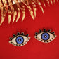 Evil Eye Embroidered Hair Clips Set - Twisty Locks  - Kids and Women Hair Accessories, Fashion Clothing and Jewellery India