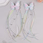 Glitter Pearl Tail Butterflies Set of 2 - Twisty Locks  - Kids and Women Hair Accessories, Fashion Clothing and Jewellery India