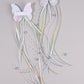 Glitter Pearl Tail Butterflies Set of 2 - Twisty Locks  - Kids and Women Hair Accessories, Fashion Clothing and Jewellery India