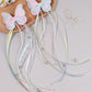Glitter Pearl Tail Butterflies Set of 2 - Twisty Locks  - Kids and Women Hair Accessories, Fashion Clothing and Jewellery India