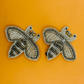 Gold Bee Embroidered Hair Clips Set - Twisty Locks  - Kids Hair Accessories India