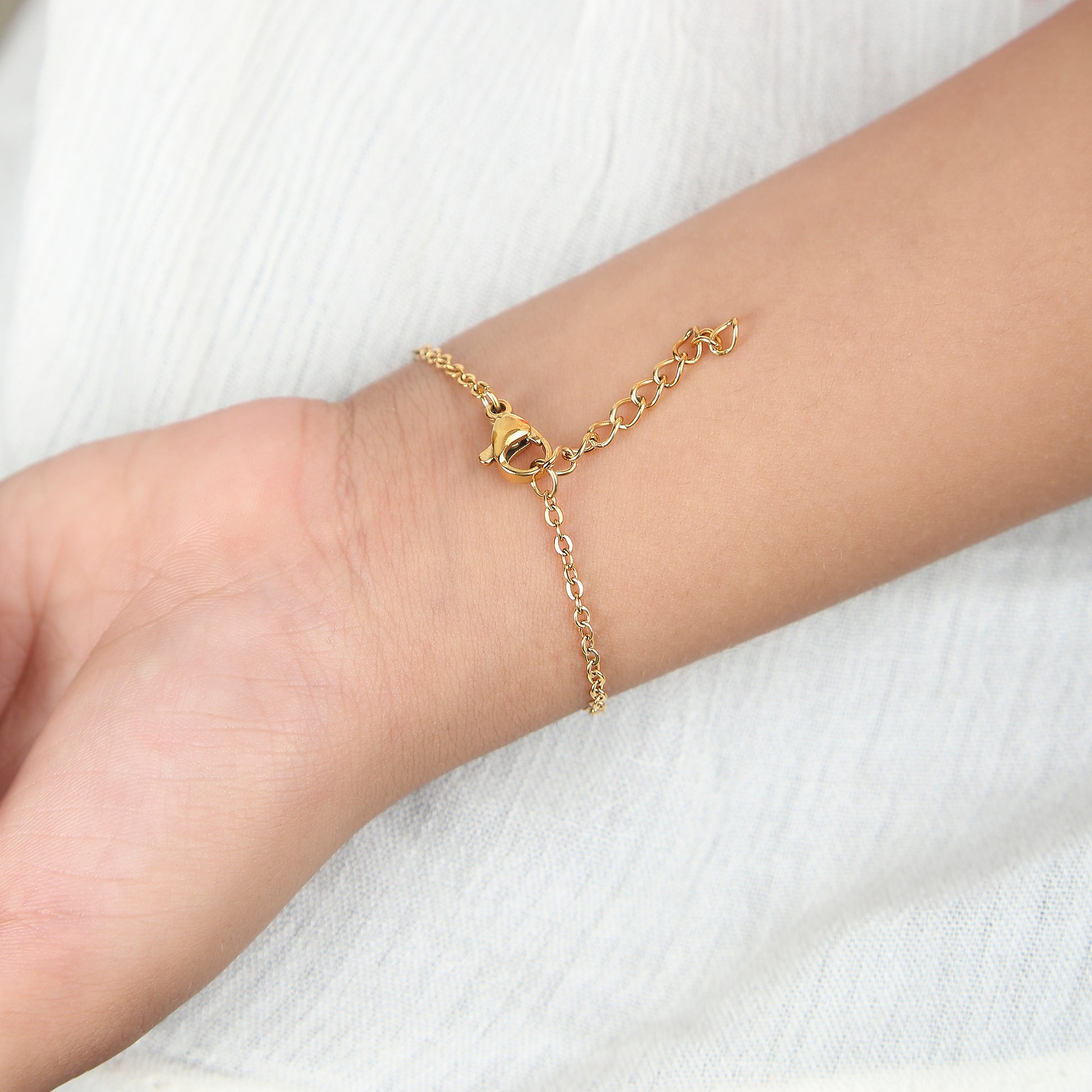 Gold Butterfly 18K Gold Plated Children's Bracelet - Twisty Locks  - Kids and Women Hair Accessories, Fashion Clothing and Jewellery India