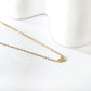 Sparkling Heart 18K Gold Plated Children's Necklace