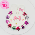 Crown Mini Claw Clips - Set of 10