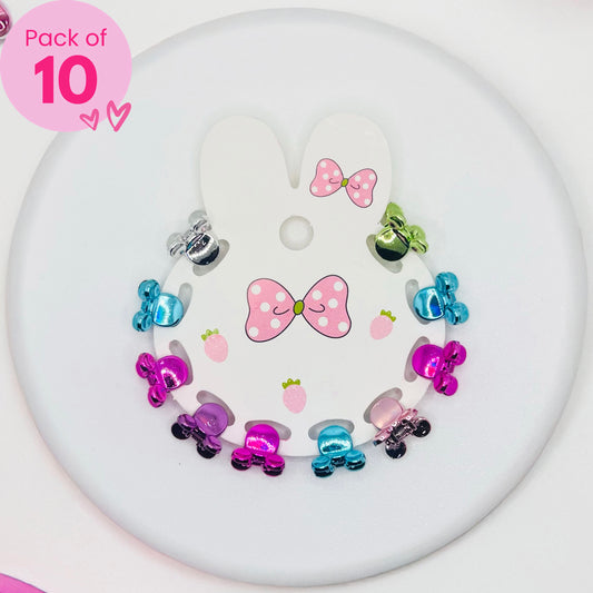 Mouse Mini Claw Clips - Set of 10