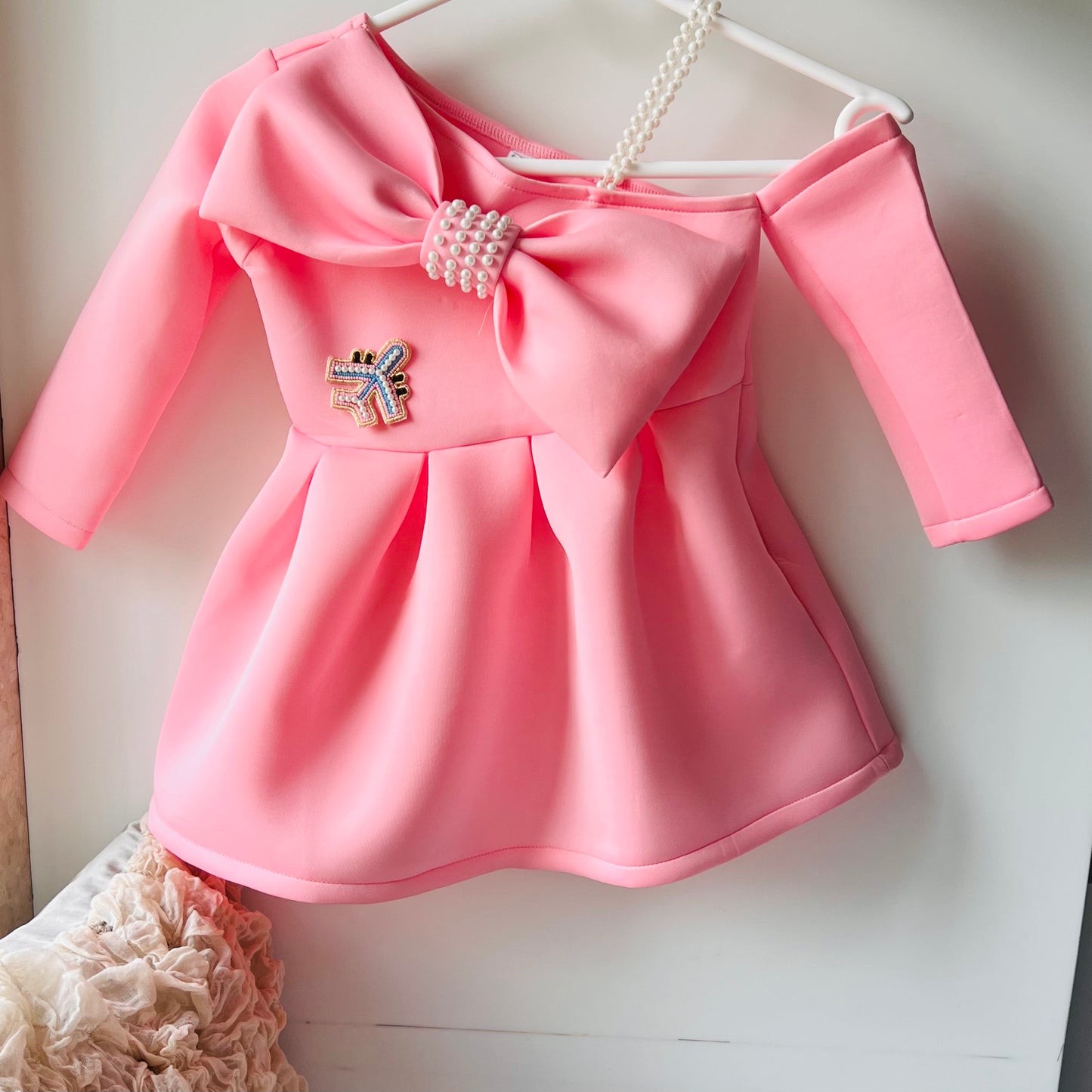 Mini Pilot Bow Birthday Dress - Twisty Locks  - Kids and Women Hair Accessories, Fashion Clothing and Jewellery India