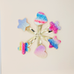 Glitter Sparkle Tic Tac Snap Pins - Set of 6 - Twisty Locks  - Kids and Women Hair Accessories, Fashion Clothing and Jewellery India