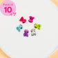 Bunny Mini Claw Clips - Set of 10