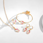 Kitty Jewellery Set- Pink