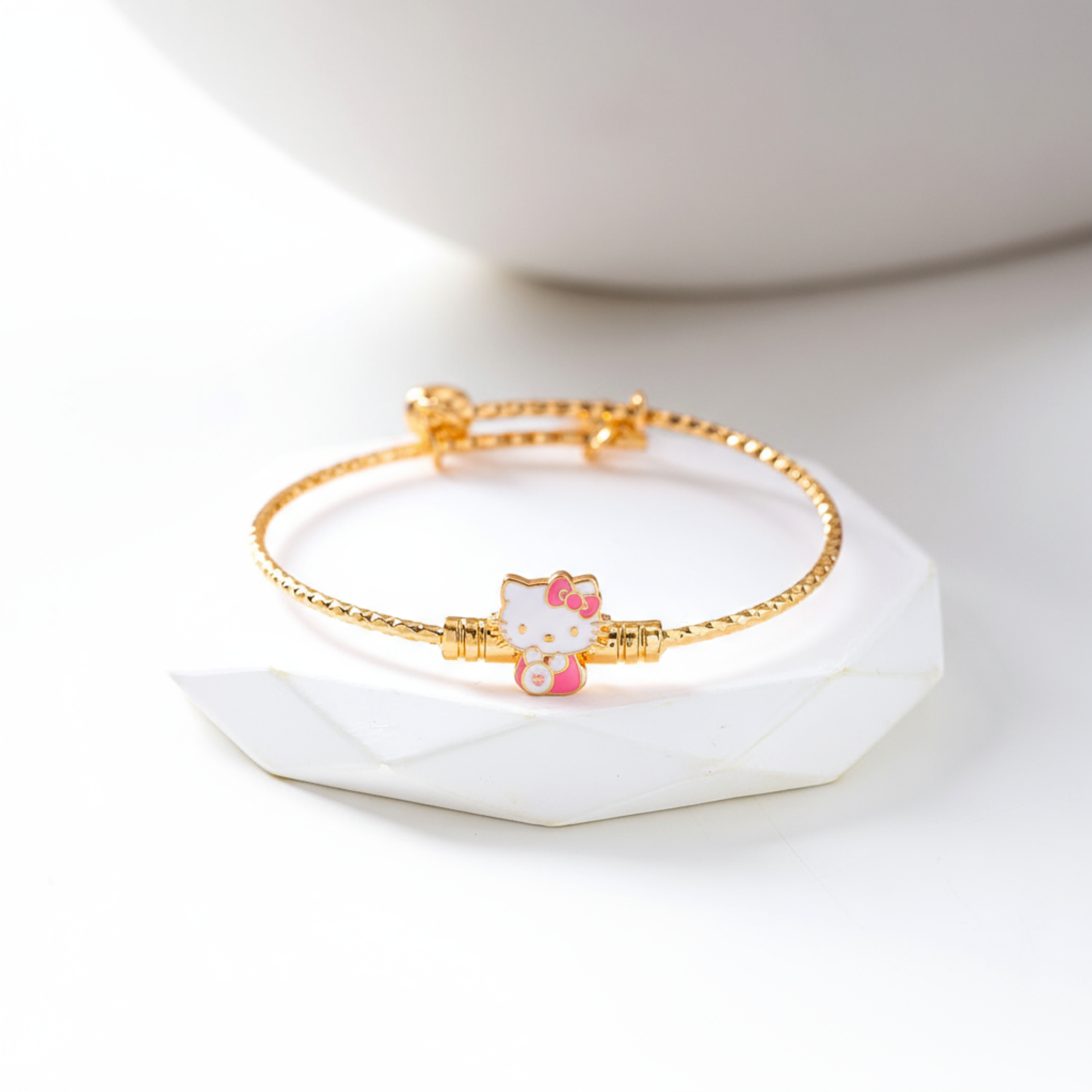 Kitty Jewellery Set- Pink - Twisty Locks  - Kids and Women Hair Accessories, Fashion Clothing and Jewellery India