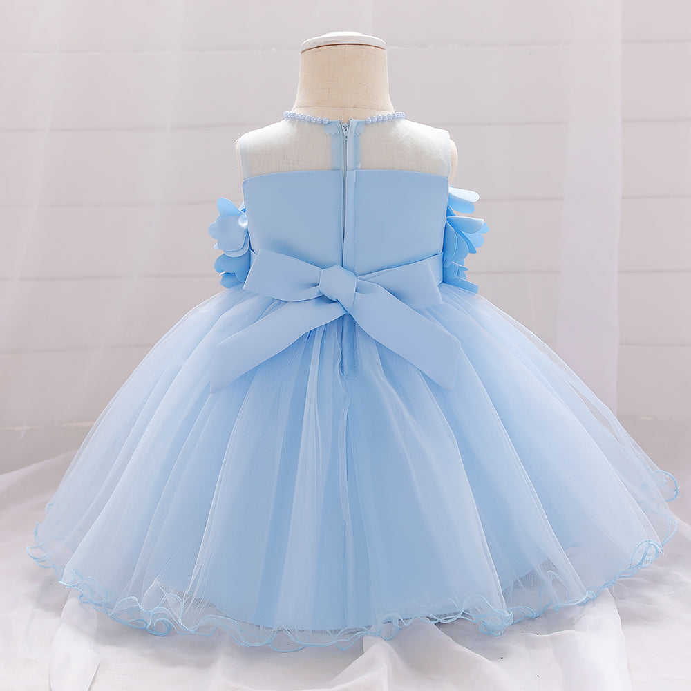 Bluebell Bloom 3D Petal Tulle Dress - Twisty Locks  - Kids and Women Hair Accessories, Fashion Clothing and Jewellery India