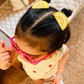Lemon Embroidered Hair Clips Set - Twisty Locks  - Kids and Women Hair Accessories, Fashion Clothing and Jewellery India