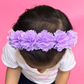 Light Pink & Lavender Petal Halo Hairbands - Set of 2 - Twisty Locks  - Kids and Women Hair Accessories, Fashion Clothing and Jewellery India