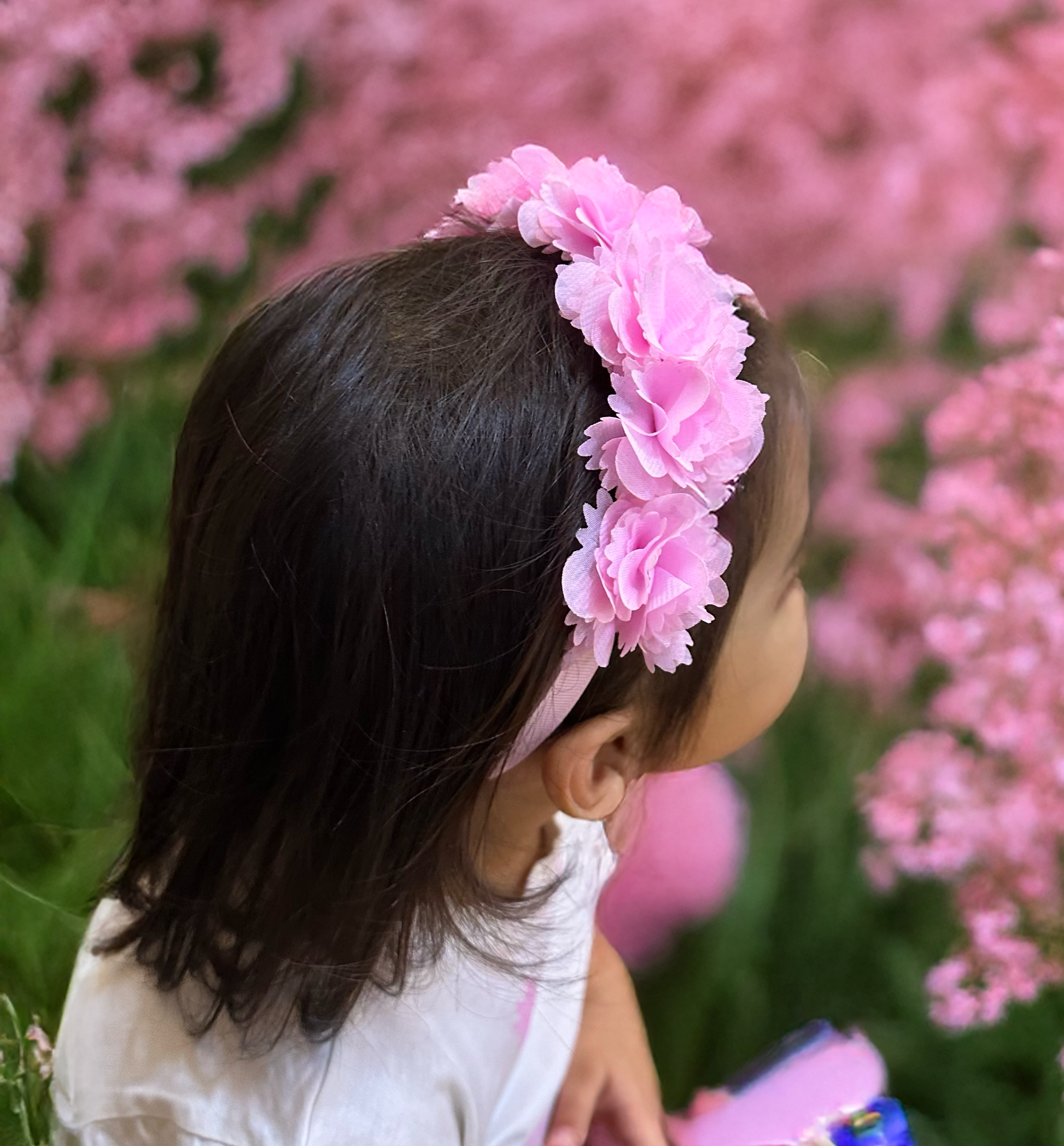 Light Pink & Lavender Petal Halo Hairbands - Set of 2 - Twisty Locks  - Kids and Women Hair Accessories, Fashion Clothing and Jewellery India