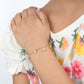 Little Flyer 18K Gold Plated Children's Bracelet - Twisty Locks  - Kids and Women Hair Accessories, Fashion Clothing and Jewellery India