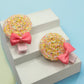 Lollipop Clip - Pink & Yellow Set of 2 - Twisty Locks  - Kids and Women Hair Accessories, Fashion Clothing and Jewellery India