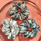 Luxury Silk Satin Scrunchies - Neutral - Set of 3 - Twisty Locks  - Kids Hair Accessories India
