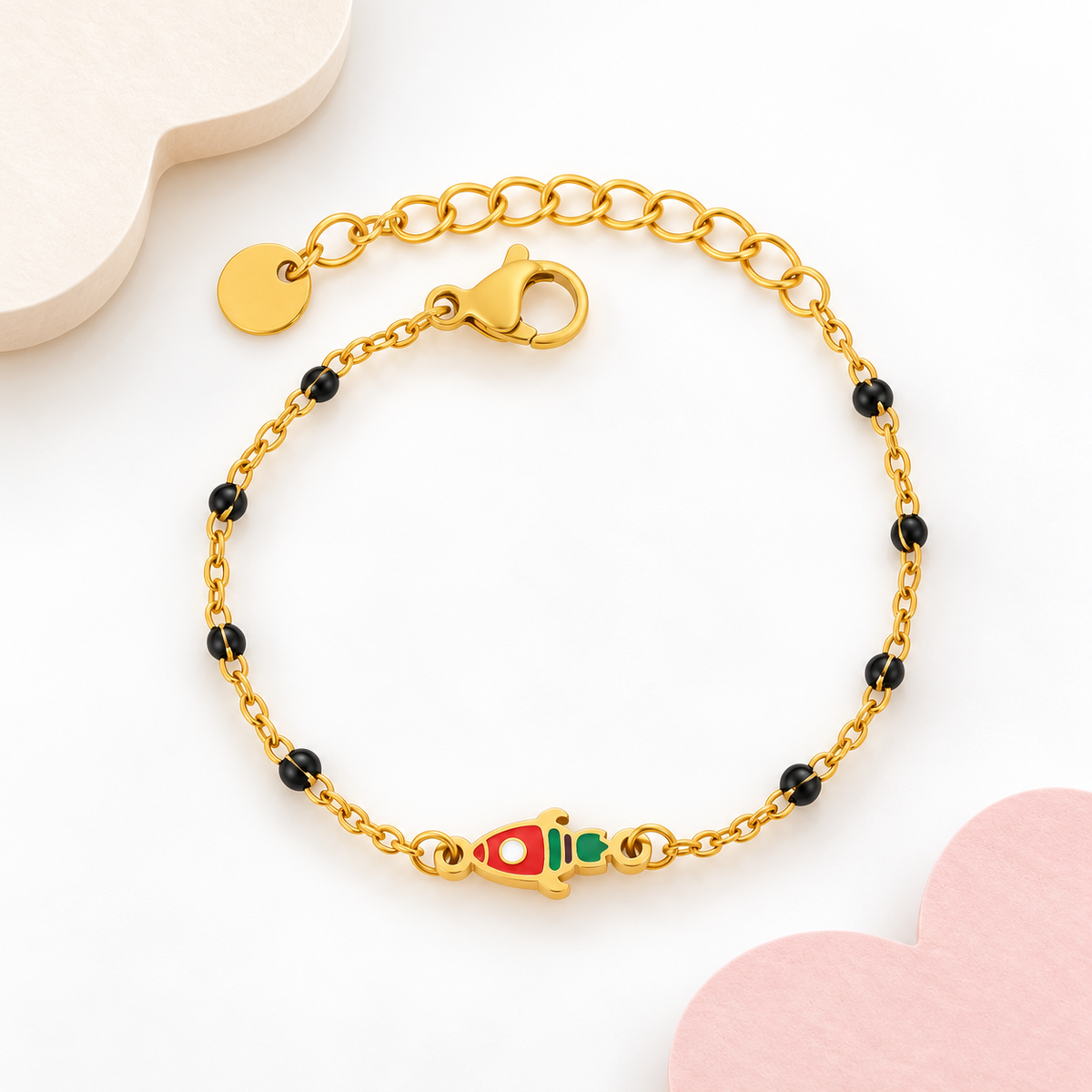 Rocket Nazariya 18K Gold Plated Children's Bracelet