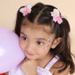 Organza Butterfly Clips - Multicolour Set of 2 - Twisty Locks  - Kids and Women Hair Accessories, Fashion Clothing and Jewellery India