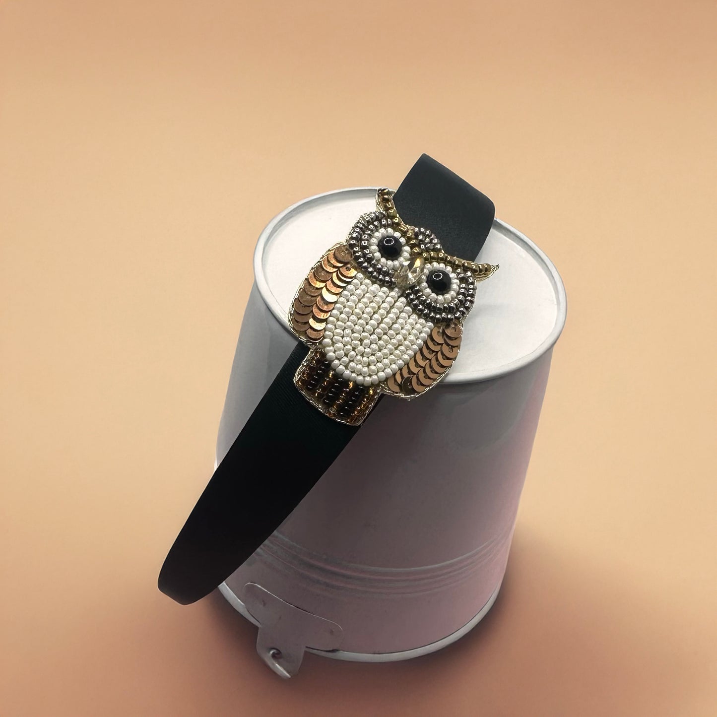 Owl Black Hairband - Twisty Locks  - Kids Hair Accessories India