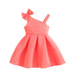 Coral Bow Dress - Twisty Locks  - Kids and Women Hair Accessories, Fashion Clothing and Jewellery India