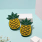 Pineapple Embroidered Hair Clips Set - Twisty Locks  - Kids and Women Hair Accessories, Fashion Clothing and Jewellery India