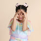Pink Bows Embroidered Hair Clips Set - Twisty Locks  - Kids and Women Hair Accessories, Fashion Clothing and Jewellery India