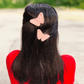 Pink Butterfly Embroidered Hair Clips Set - Twisty Locks  - Kids and Women Hair Accessories, Fashion Clothing and Jewellery India
