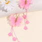 Pink Organza Butterfly Clips with Floral Tail - Set of 2 - Twisty Locks  - Kids and Women Hair Accessories, Fashion Clothing and Jewellery India